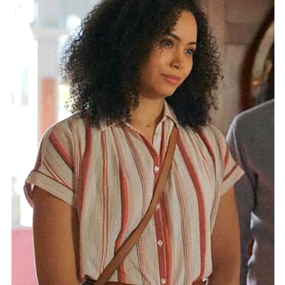 Madewell‎ Central Shirt White Albee Striped Cotton - Picture 13 of 14